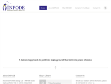 Tablet Screenshot of inpode.com